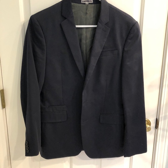 Navy blue express suit jacket